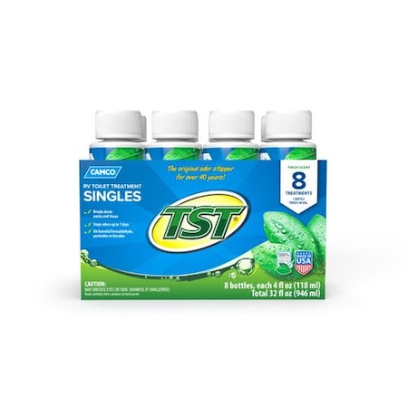 Camco TST SINGLES - 8-4OZ BOTTLES PER BOX 40221